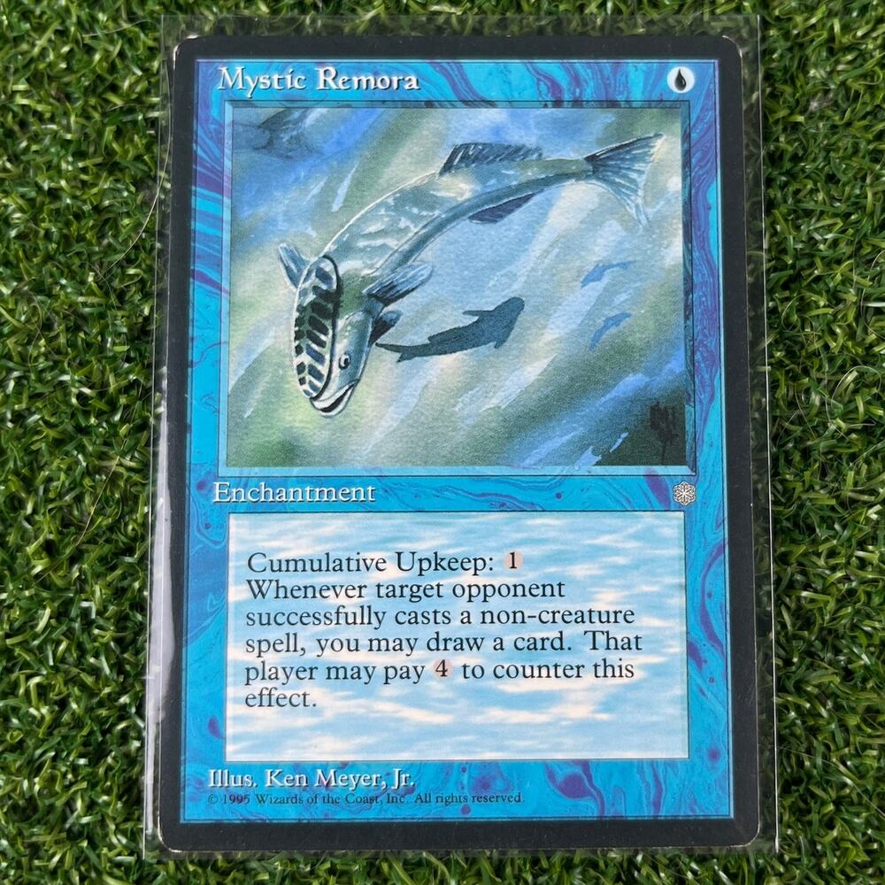 Mystic Remora #87 Ice Age 1995 MTG Magic The Gathering Common LP Commander